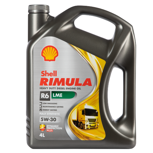 Моторное масло SHELL 5W30 RIMULA R6 LME, 4л